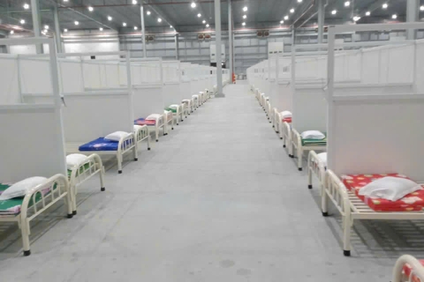 Thi công bệnh viện dã chiến Thới Hòa